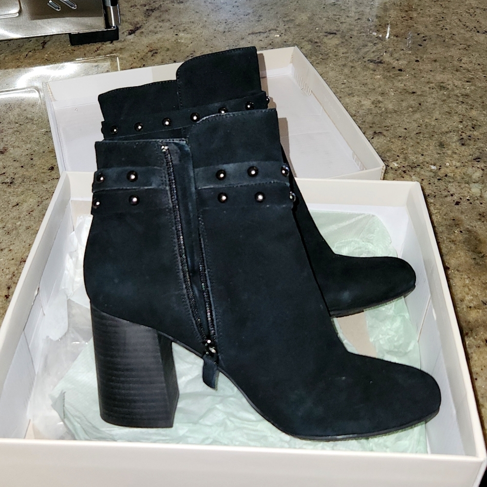 BP - Kokolo-Lea black studded booties